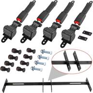 🏌️ enhance your golf cart experience with roykaw 4-sets retractable belt kits - ezgo yamaha club car compatible - integrated design for seamless fit! logo