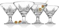 godinger martini glasses – dublin 🍸 collection: elegant cocktail glass set of 4 logo