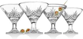 img 2 attached to Godinger Martini Glasses – Dublin 🍸 Collection: Elegant Cocktail Glass Set of 4