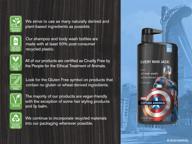 🌟 every man jack all over wash - marvel captain america, 32oz twin pack - 2 bottles, naturally derived, no parabens, no phthalates, no dyes, certified cruelty free logo