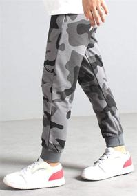 img 2 attached to SHOOYING Cotton Sweatpants Pockets Years 7 Boys' Clothing ~ Pants