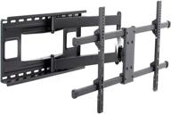 🖥️ vivo 37-80 inch tv wall mount for lcd led screens, extended arm swivel mount, vesa 800x400mm, black, mount-vw080l logo