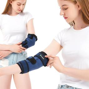 img 4 attached to Comfortable Support Adjustable Stabilizer Removable Tendonitis