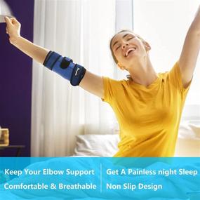 img 1 attached to Comfortable Support Adjustable Stabilizer Removable Tendonitis