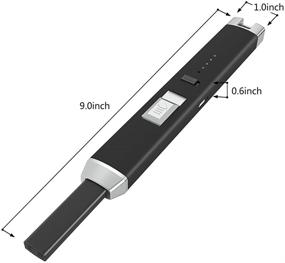 img 3 attached to NEX Electric Arc Lighter: Rechargeable Plasma Arc - Perfect for Candle, Gas Stove, BBQ, Camping, Firework! NX-HH03-02