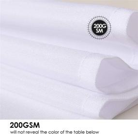 img 1 attached to Polyester Banquet Wedding Tablecloth by EVENTSDECO