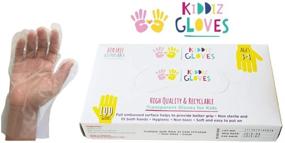 img 4 attached to 🧤 Kiddiz Gloves: Eco-Friendly Disposable Gloves for Kids Ages 3-8. Multipurpose - Latex, Powder, and BPA-Free, 100% Recyclable