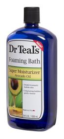 img 2 attached to Оживите свою ванную рутину с пенящейся ванной Dr Teal's Ultra Moisturizing: насыщенной маслом авокадо и 34 жидкими унциями роскошного увлажнения