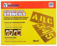 🔨 c.h. hanson set stencils.5-inch, brass: durable and precision crafting tools logo