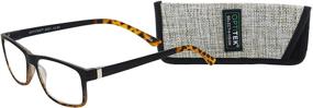 img 4 attached to 👓 Optitek Tri Focus 2201 Black Demi Reading Glasses - Unisex-Adult Select-A-Vision