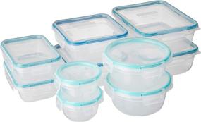 img 4 attached to 20-Piece Snapware Total Solution Rectangular Plastic Food Storage Set - BPA Free, Leak-Proof, Microwave, Freezer, Dishwasher Safe - Ideal for Meal Prep