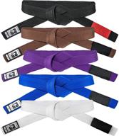 fuji premium purple bjj belt: men's belt accessory for enhanced seo logo