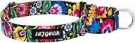 🌸 stylish flower patterned girl dog collars: cute, elegant & adjustable for puppy and small to large dogs logo