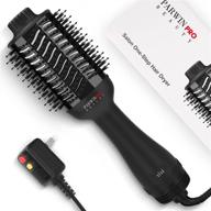 💇 parwin pro beauty salon one-step hair dryer brush: профессиональный многофункциональный стайлер с горячим воздухом для борьбы с непослушными волосами, обеспечивающий отрицательный ионный уход. логотип