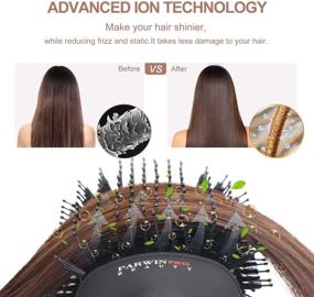 img 1 attached to 💇 PARWIN PRO BEAUTY Salon One-Step Hair Dryer Brush: Профессиональный многофункциональный стайлер с горячим воздухом для борьбы с непослушными волосами, обеспечивающий отрицательный ионный уход.