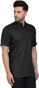 img 1 attached to SKAVIJ Cotton Casual Regular Medium Men's Clothing and Shirts