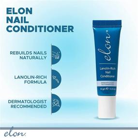 img 3 attached to 💅 Elon Lanolin-Rich Nail Conditioner - Strengthening Formula for Healthy Nails, Cuticle Protection - Dermatologist & Podiatrist Recommended (10g Tube)