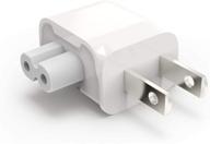 🔌 ten one design blockhead side-facing plug for apple macbook/ipad power adapters and chargers - white logo