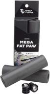 wolf tooth silicone mountain bike grips: mega thick paw logo