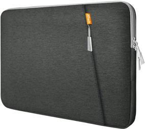 img 4 attached to 👝 JETech Laptop Sleeve 13.3-Inch Compatible: MacBook Pro, Air, Tablet - Waterproof Grey Case with Accessory Pocket