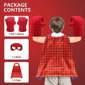 img 3 attached to 🦸 Toydaze Superhero Birthday Dress-Up Costumes