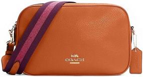 img 4 attached to Coach Double Leather Crossbody Brown Women's Handbags & Wallets and Crossbody Bags