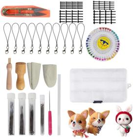 img 3 attached to 🧶 Complete Needle Felting Kit for Adults - Includes Felting Needles, Tools, and Foam Starter Set