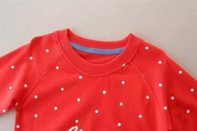 img 2 attached to 👕 Cute Cartoon Cotton Sweater Shirt for Unisex Kids by Hongshilian: Cozy and Stylish!