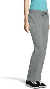 img 1 attached to 👖 Hanes Women's French Terry Pant: Comfy and Stylish Bottoms for Everyday Wear