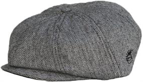 img 1 attached to 👶 Adorable Baby Boy Ring Bearer Pageboy Scally Cap: Classic Flat Ivy Newsboy Style with Tweed Golf Cap Hat