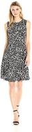 👗 kasper women's gum ball scuba crepe sheath dress with print logo