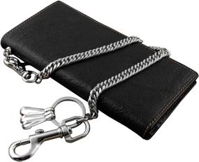 img 3 attached to 💼 Biker Leather Money Wallet Purse