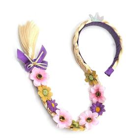 img 4 attached to Rapunzel Braided Headbands - Princess Accessories for Better SEO