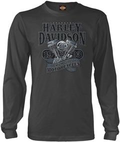img 2 attached to Harley Davidson Military Long Sleeve Graphic Overseas