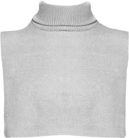 img 2 attached to Unisex Turtleneck Dickies Turtlenecks White Men's Accessories and Scarves