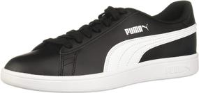 img 4 attached to 👟 Classic Style Meets Modern Design: PUMA Smash Sneaker White Black Men's Shoes