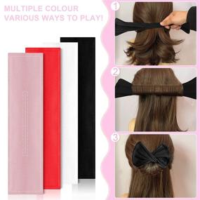 img 2 attached to 👱 GJLPMY Deft Bun: Fashionable and Easy Hair Bun Maker for Women - Multicolor Cloth Twist Hair Tool for Quick French Twist Hairstyle - Must-Have Hairpin Tool (4 pcs)