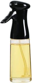 img 4 attached to Aminno Oil Sprayer for Cooking - 7oz/200ml Food Safe Glass Bottle, Leakproof Top-Cap, Multi-Layers Screw Interface - Ideal for Baking, Salad, BBQ, Frying & Grilling - Olive Oil Sprayer