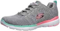 skechers womens appeal 3 0 reinall sneaker logo