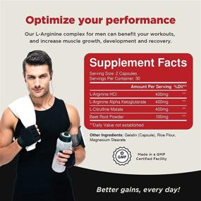 img 1 attached to Nitric Oxide Support Pills L Citrulline