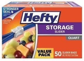 img 2 attached to Сумка-слайдер для хранения Hefty Quart