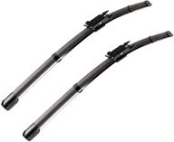 🚘 original equipment replacement wipers set for ford explorer 2011-2018 front windshield - pinch tab 26"/22" (set of 2) bb5z-17528-e, bb5z-17528-d logo