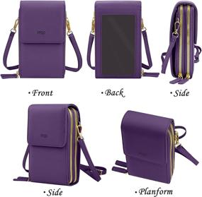 img 3 attached to FEQO Crossbody Screen Cellphone Mobile Women's Handbags & Wallets