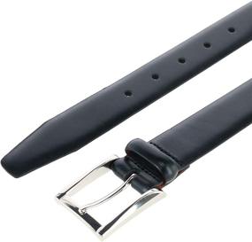 img 1 attached to Trafalgar Broderick Leather Dress Black Men's Accessories for Belts