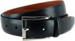 trafalgar broderick leather dress black men's accessories for belts logo