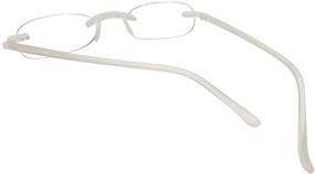 img 1 attached to 👓 Elevate Your Style with Calabria 714 Flexie Ice Reading Glasses