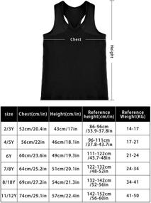 img 2 attached to 👚 Girl's Sleeveless Racerback Crop Top for Ballet, Gymnastics, and Dancewear - 3 Pieces