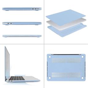 img 1 attached to 🔵 Premium MOSISO MacBook Pro 13 Inch Case 2016-2020 - Durable Hard Shell, Keyboard Cover, & Neoprene Bag - Airy Blue