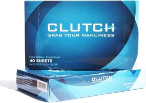 img 1 attached to 👔 Clutch Men's Dryer Sheets: Powerful Fabric Softener for Men's Clothing - 40 Count Box