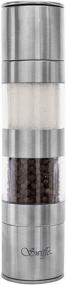 img 4 attached to 🧂 Premium 2-in-1 Salt and Pepper Grinder - Stainless Steel and Acrylic Mill - Adjustable Coarseness - Superior Fresh Grind - Ideal for Gourmet Chefs - Timeless Design - Elegant Table Addition